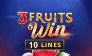 3 Fruits Win: 10 Lines Adjacent